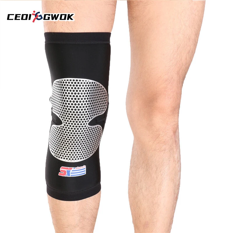 

CEOI GWOK Sports Knee Pad Elastic Breathable Wrap Ankle Support Brace Compression Knee Pad Calf Support Climbing Cycling Running