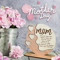 wooden sign mothers day personalized wooden ornaments crafts grandma mother gift idea card mothers day gift