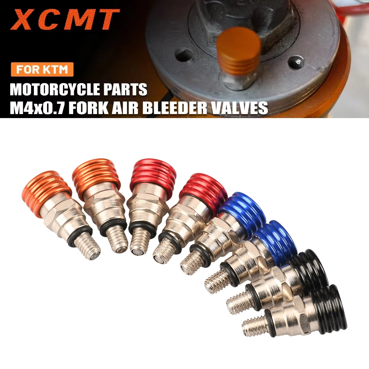 Фото Запчасти для мотоциклов KTM SX SXF EXC EXCF XC XCF XCW XCFW 85-500 2005-2019: Винт для регулировки воздушного зазора передней вилки M4X0.7 №1
