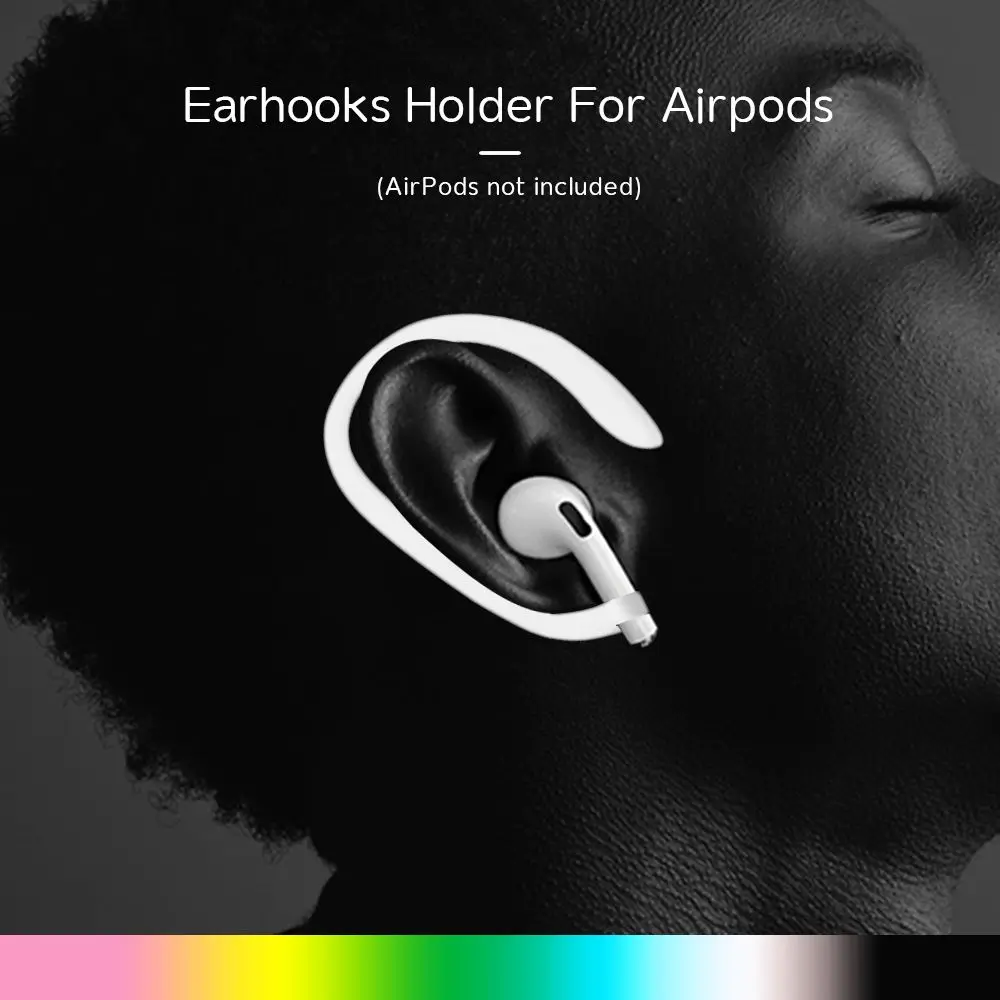 

Цветные спортивные аксессуары, держатель для наушников, защитные наушники, заушные крючки с защитой от потери, надежные заушники для Apple ...