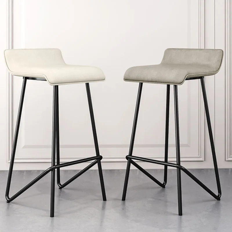 Золотые дизайнерские барные стулья минималистичные металлические Компьютерные