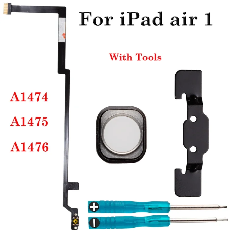 1 комплект кнопки home с гибким кабелем для iPad Air a1474 a1475 a1476