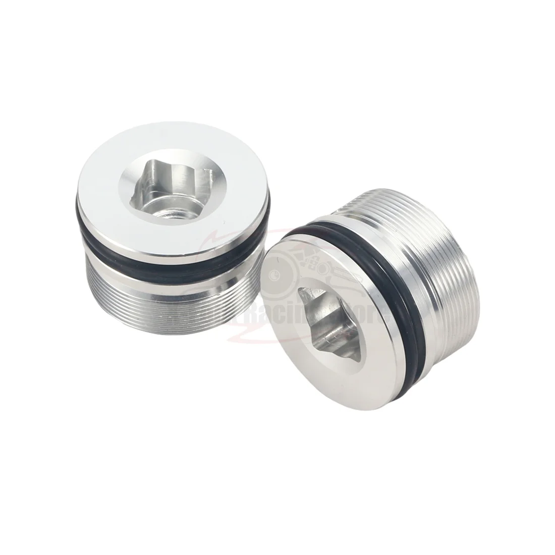 Колпачки вилок предварительной загрузки подходят для SUZUKI GS500E 1989-1996 1994 1995 болты вилки амортизирующие винты пара для вилок M33x37 51351-01D00-000