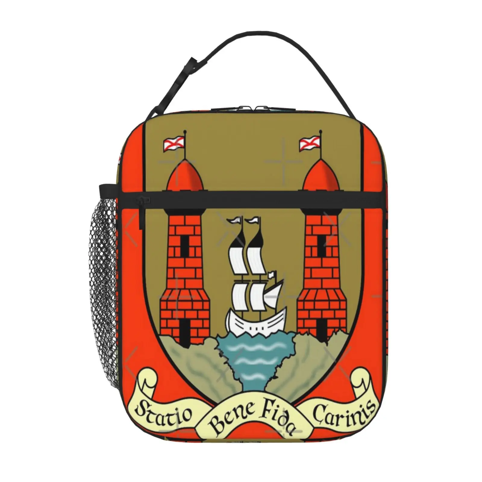 

Coat Of Arms Of Cork City, County Cork Thermo Food Bag Packed Lunch Lunch Boxes Kawaii Lunch Bag Child Lunch Bag