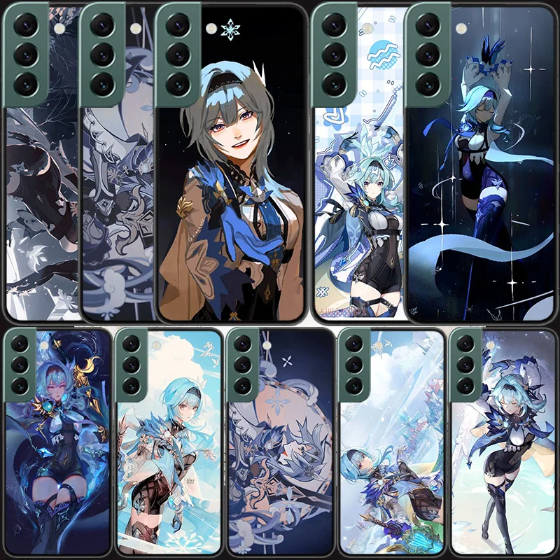 

Genshin Impact Eula Phone для Samsung Galaxy Note 20 Ultra 10 Lite 9 8 M11 M12 M21 M30S M31S M32 M51 M52 Case J8 J6 J4 Plus M60S