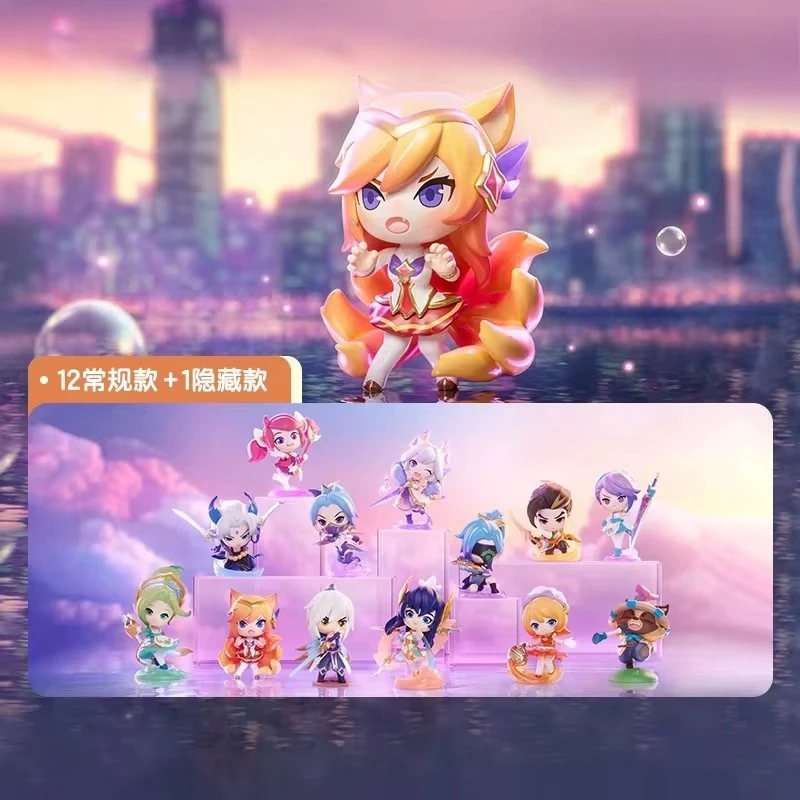 Teamfight Tactics Little Hero Series экшн-фигурки игрушки ручная работа Yasuo Ahri Unforgotten Yone Gwen Irelia Talon