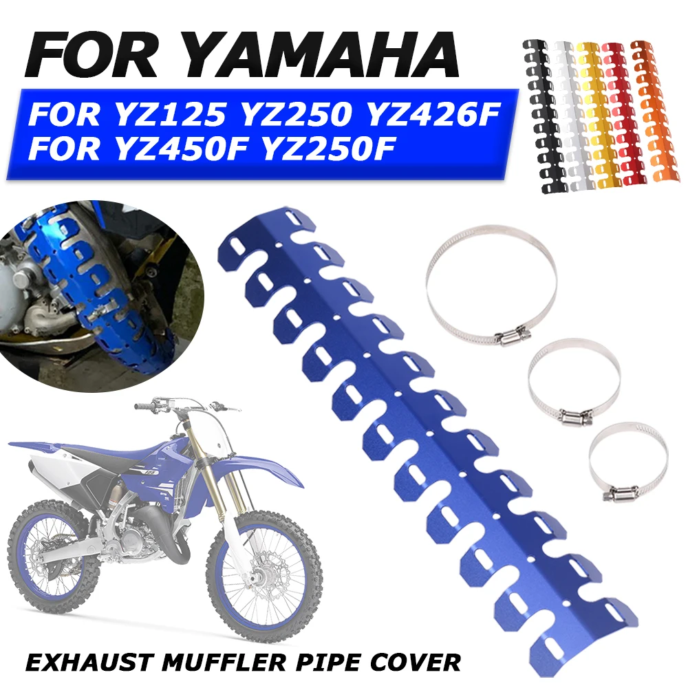 

Motorcycle Exhaust Muffler Pipe Leg Protector Heat Shield Cover For YAMAHA YZ125 YZ250 YZ426F YZ450F YZ250F YZ 125 250 426F 250F