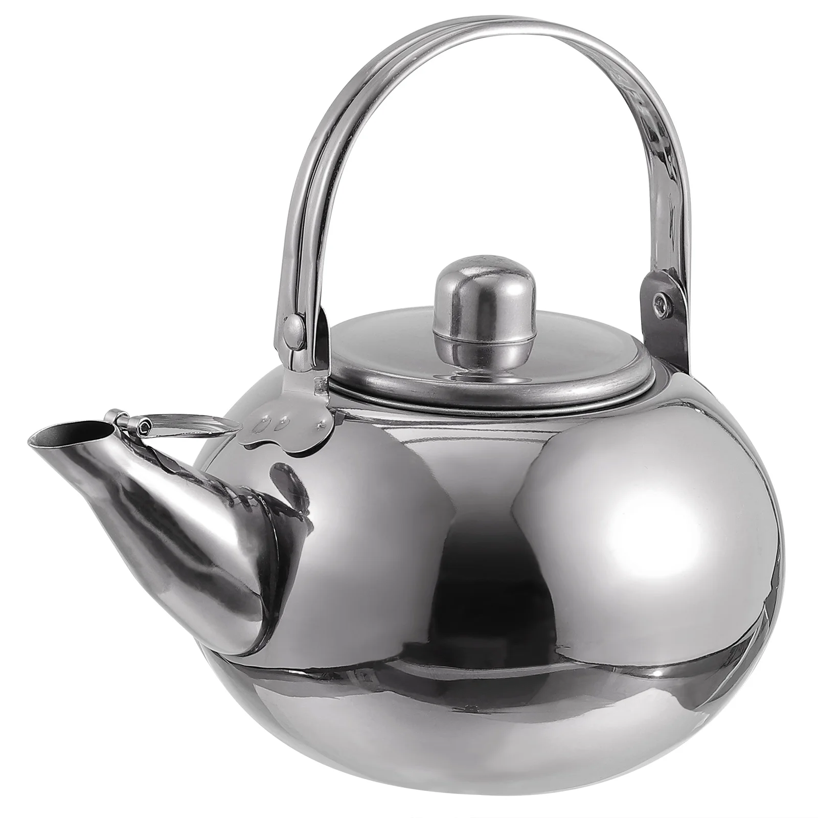 

1L stove teapot 304 Stainless Steel Teapot with Removable Infuser Tea Kettle Stovetop Safe Teapot for Loose Leaf Blooming Tea