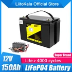 Аккумуляторная батарея LiitoKala, 12,8 В, Ач, для хранилища солнечной энергии