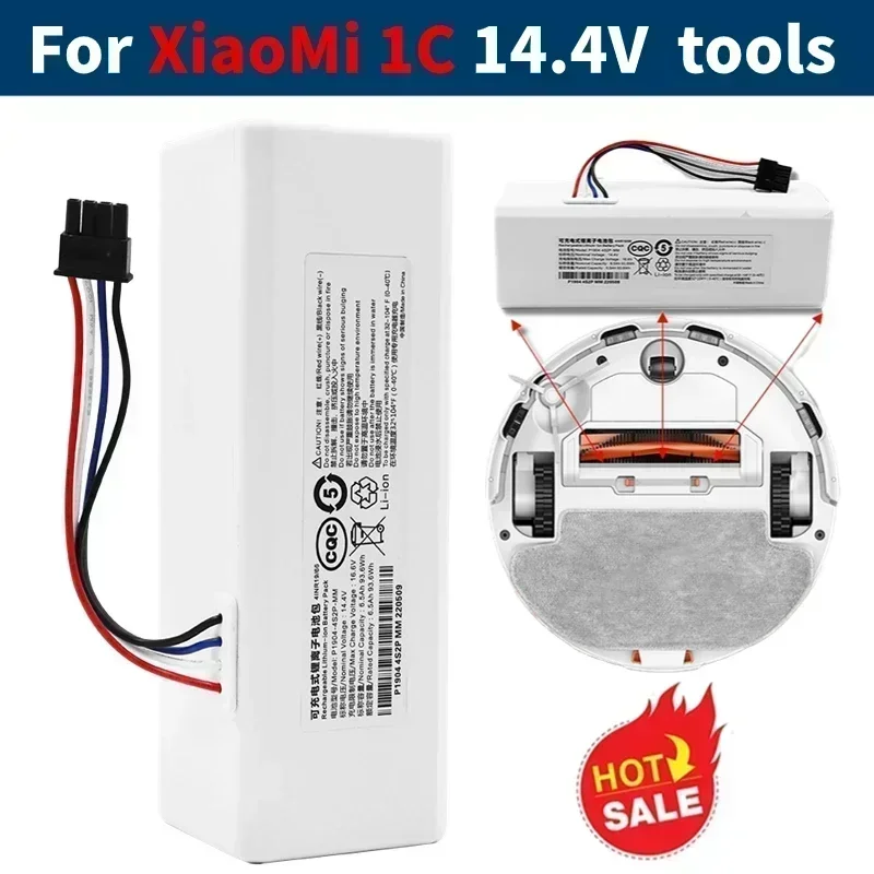 Новый аккумулятор 14 4 В 12800 мАч P1904-4S1P-MM для Xiaomi Mijia 1C STYTJ01ZHM робот-пылесос швабра