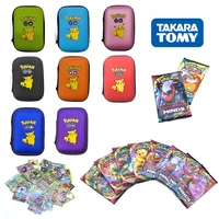 pokemon card holder pikachu album book 50 capacity box gx mega max v pouch tcg evolving shining fates evolutions toys christmas