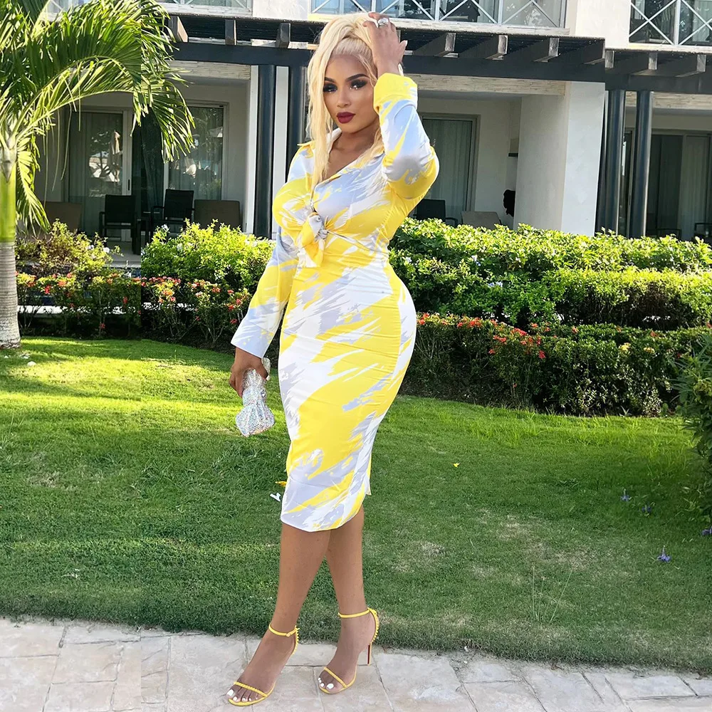 

Женский осенний комплект из 2 предметов, модная юбка миди с принтом и рубашка, укороченный топ, соблазнительные Клубные платья