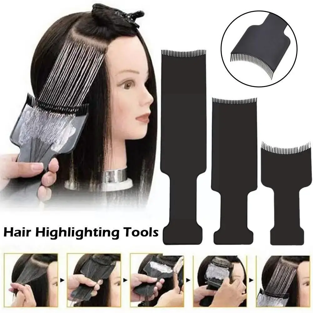 

Professional Fashion Hairdressing Hair Applicator Brush Coloring Dyeing Color Pick Hair Board Tool Styling Salon Dispensing J2F5