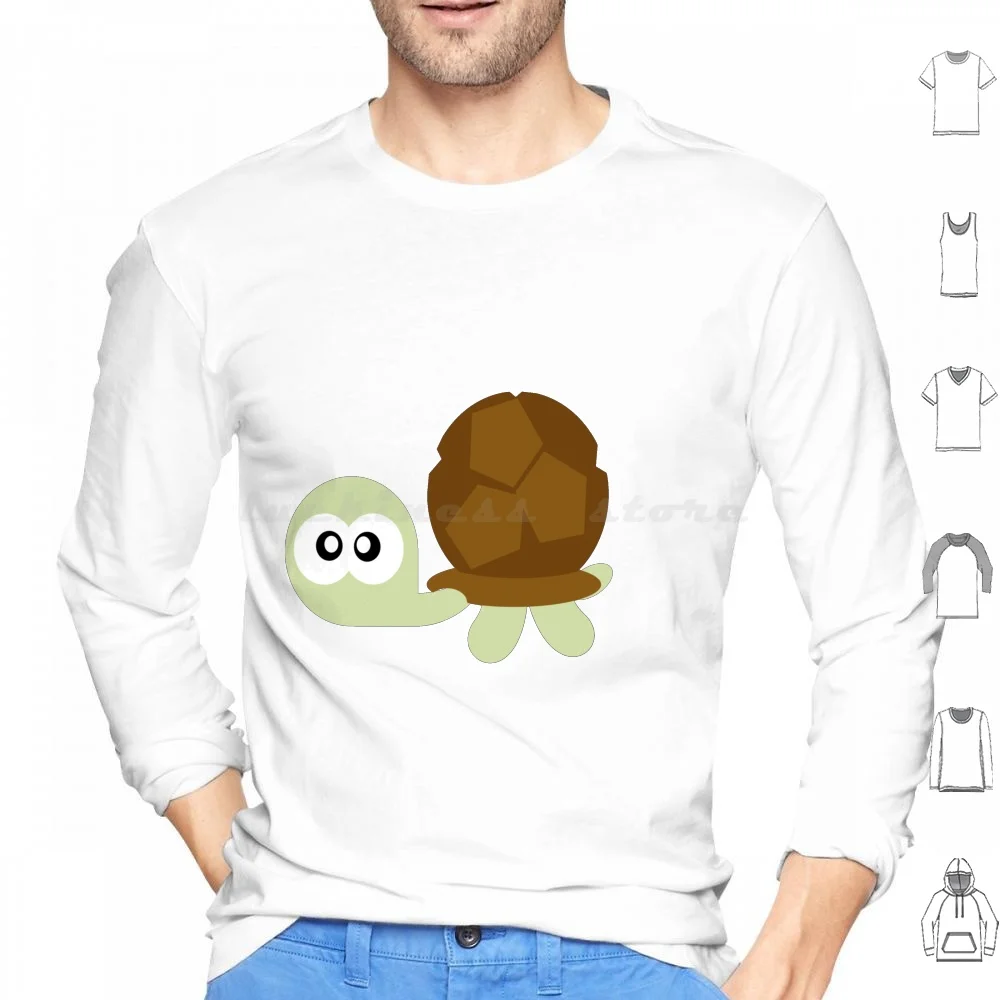 

The Turtle Hoodie cotton Long Sleeve Tortoise Turtle Animal Shell Animals