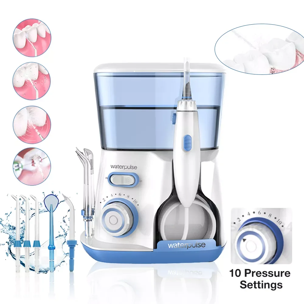 

Ирригатор для полости рта Waterpulse v300, 12 насадок, 800 мл