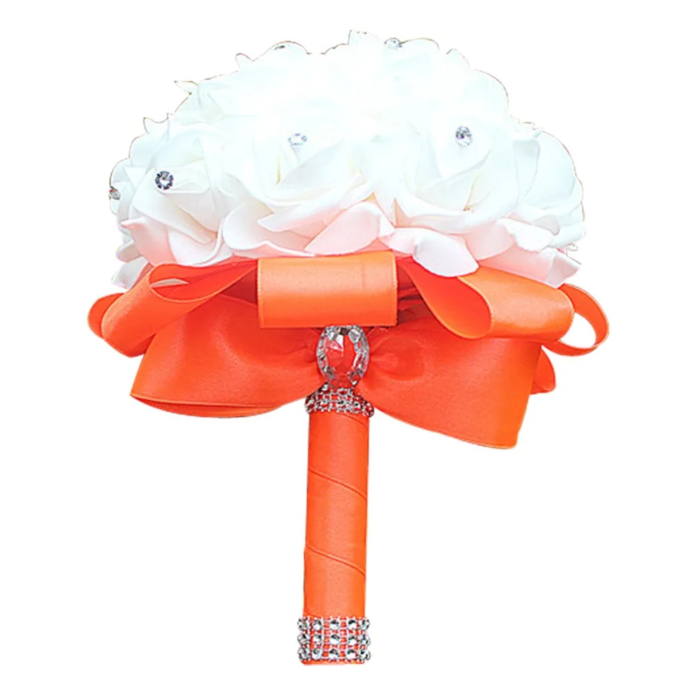 Белая полиэтиленовая Роза свадебные поролоновые цветы розы свадебный букет