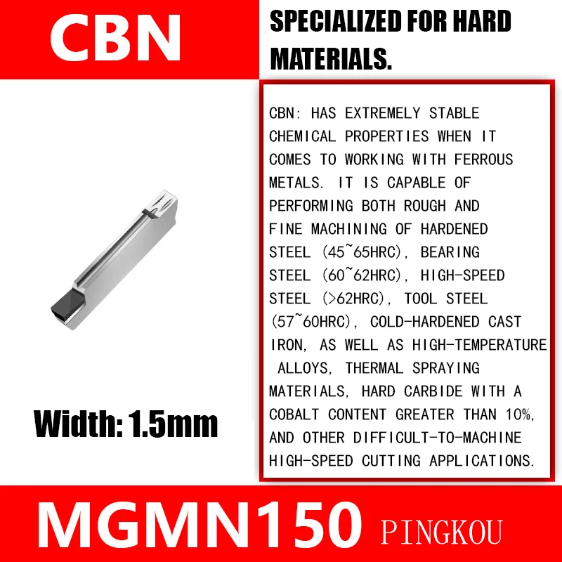 KLFLAN Высококачественные токарные пластины MGMN MRMN PCD CBN Токарный станок с ЧПУ Алмазные канавочные лезвия Токарные режущие инструменты