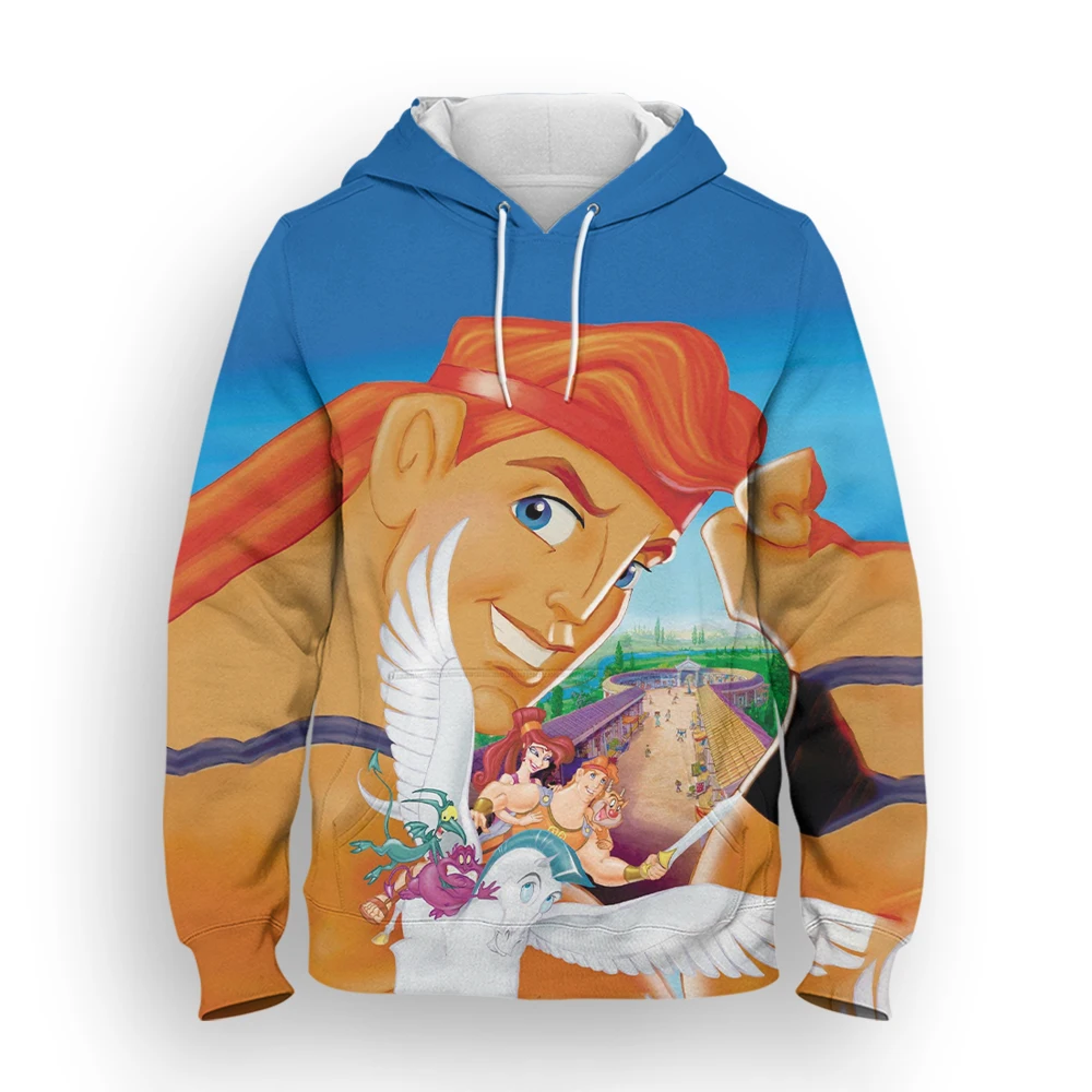 

Men's Hoodie Spring Autumn Hercules Cartoon Anime Disney 3D Print Men's Hoodie Streetwear Sweatshirt