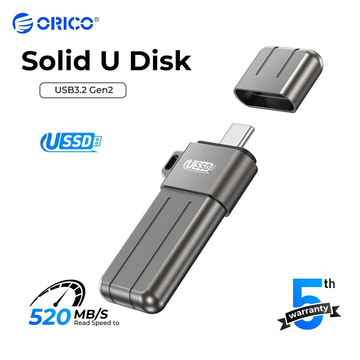 ORICO USSD мобильный жесткий u-диск 520 МБ/с./с флеш-накопитель 1 ТБ ...