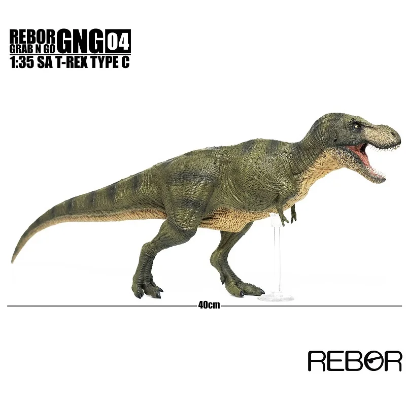 Rebor GNG тираннозавр T-Rex динозавр 1:35 Модель Классические игрушки для мальчиков |