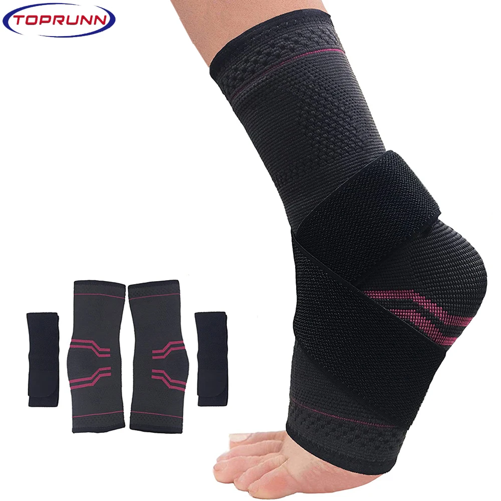 

1Pair Ankle Brace,Adjustable Ankle Support Compression Sock for Achilles Tendon Support&Plantar Fasciitis,Relieve Ankle Swelling