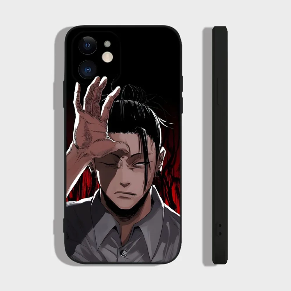 Jujutsu Kaisen G-GetoS Suguru Phone Case For iPhone 16 15 14 13 12 11 Plus Pro Max XR XS X 7 8 SE Mini Silicone Soft