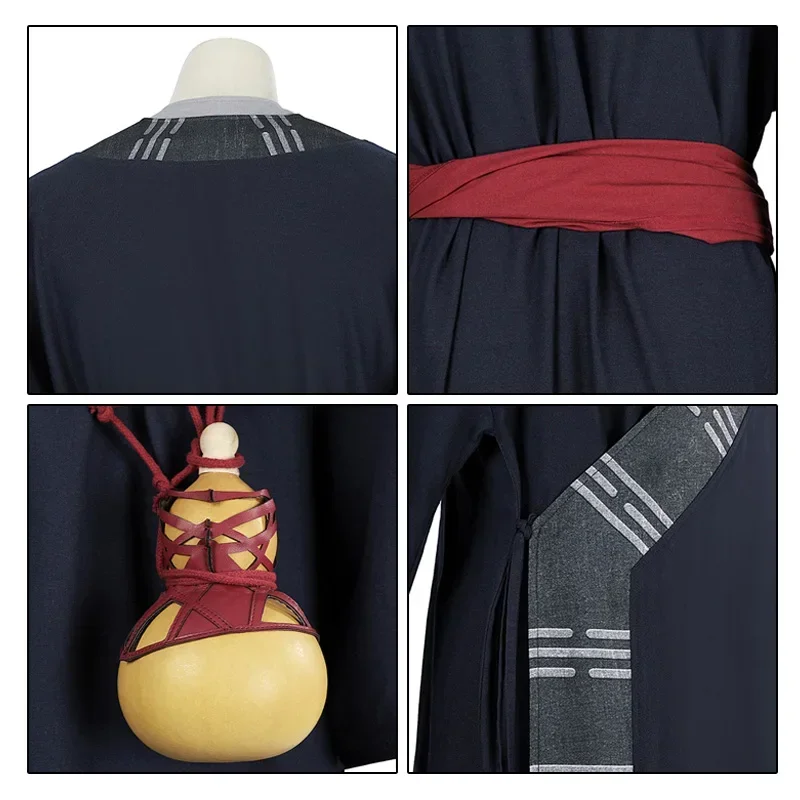 Чёрный миф у Конг Косплей игровые костюмы Mi дао Рен Taoist Robe маска для хеллоуина и