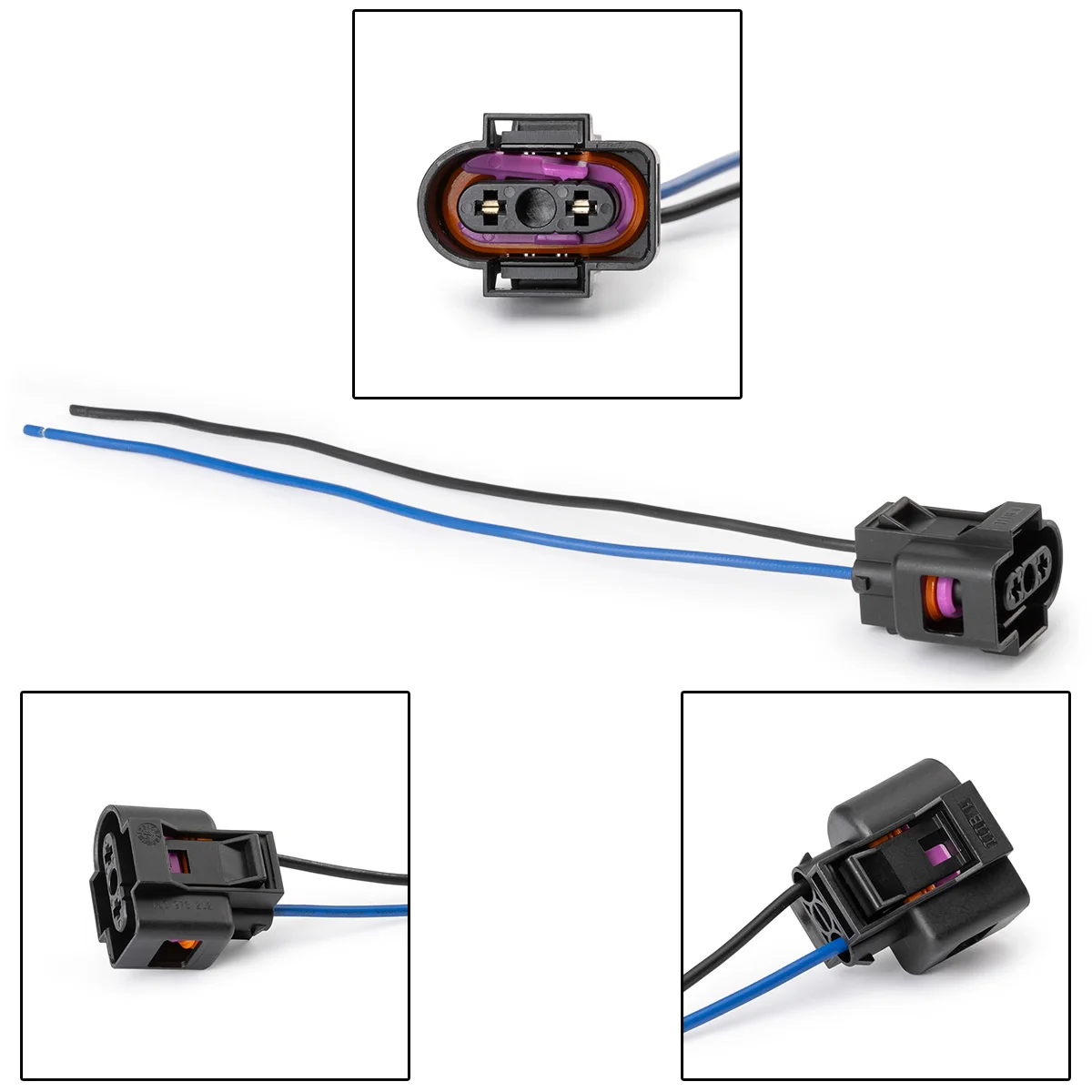 1/2 шт. 2-контактный разъем для датчика жидкости шайбы резервуар охлаждающей Audi VW