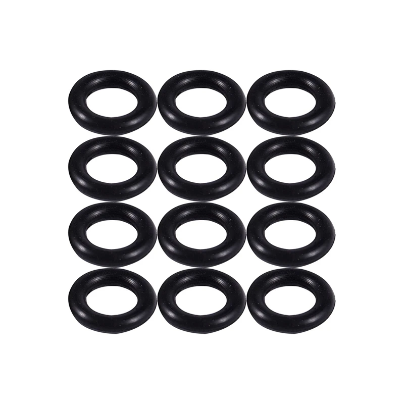 Buy 12Pc 9MM X 2.0Mm Rubber Seals Oil Seal O Rings & 10 Pcs Black Shaped Washers 16 12 2 Mm