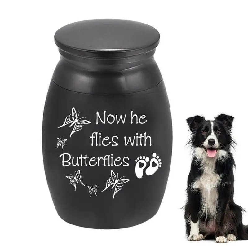 

Multi-colored Stainless Steel Dog Urns Dog Cat Bird Mouse Cremation Ashes Urn Sealed Funeral For Dogs Pet Souvenir Jar 2022 New