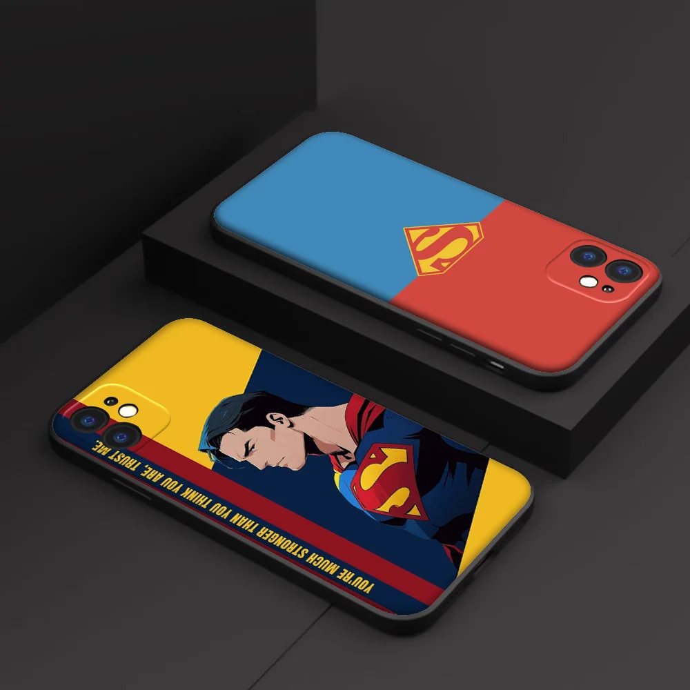 SA158 Superman Soft Case for iPhone 12 11 X XS XR Pro Max 6 6s Plus SE