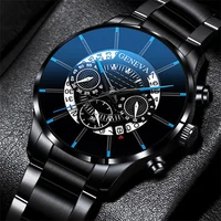 new men luxury business watches men casual fashion calendar date clock male stainless steel quartz wrist watch relogio masculino