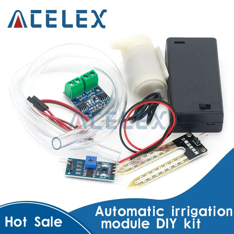 

Automatic irrigation module DIY kit soil moisture detection automatic water pumping