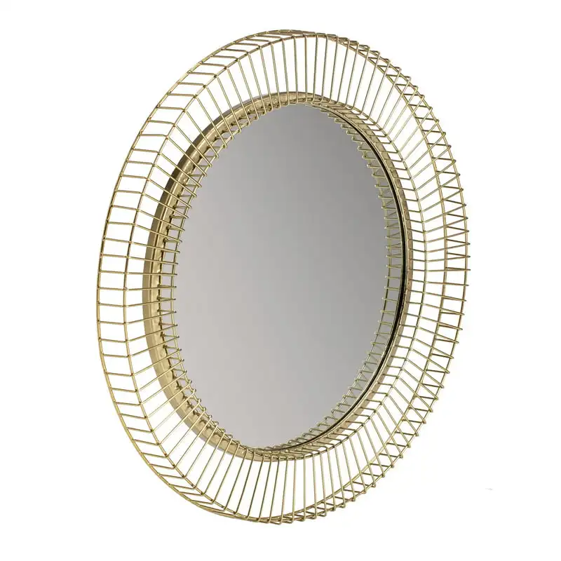 

Ornate Vintage Shaped Edge Antique Glamorous Vintage Antique Edge Gold Shaped Wall Mirror Ornate