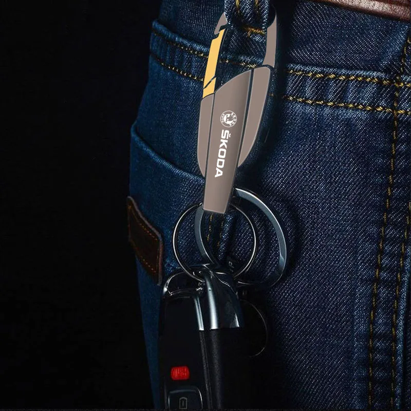 Кольцо для ключей из цинкового сплава мужской брелок с индивидуальным логотипом