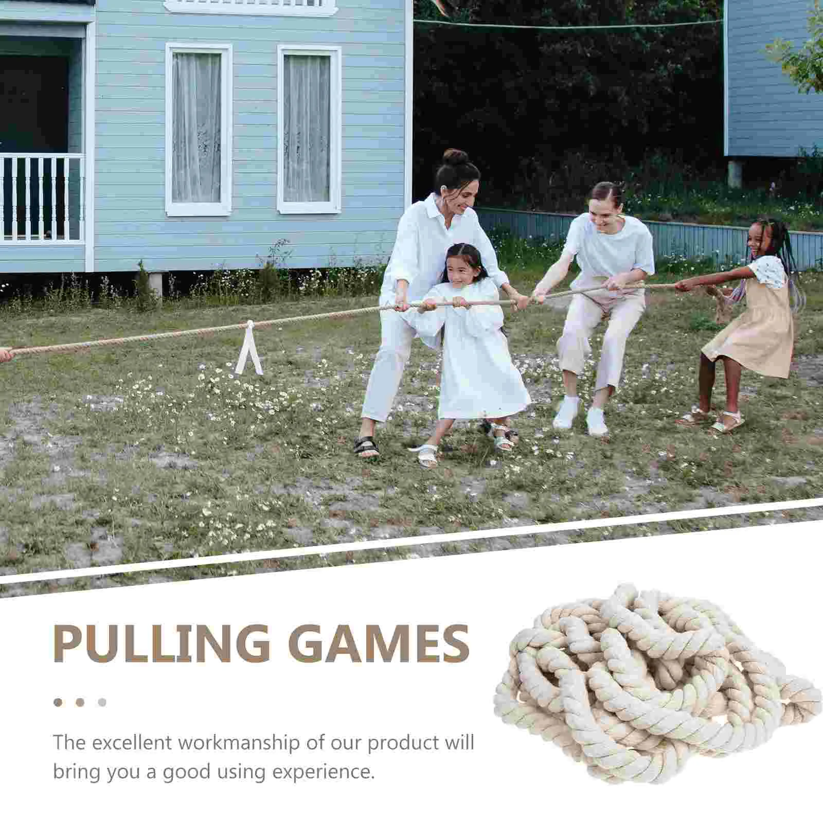 Буксир войны игра веревка забавная тянущая соревнования для домашнего спорта