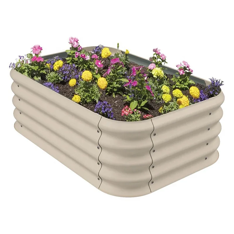 Садовая установка нестандартного размера и цвета оцинкованные садовые коробки