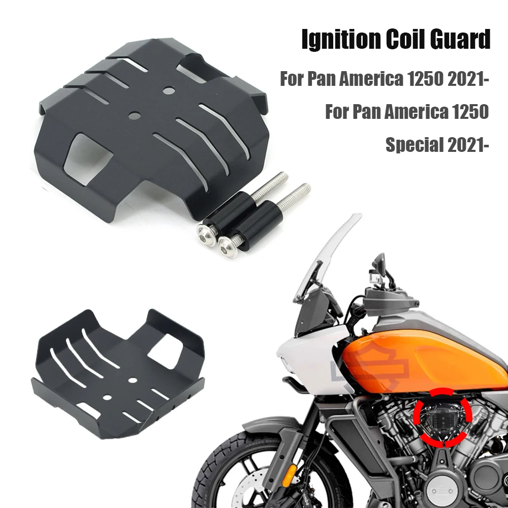 

PA1250 PA1250S Pan America 1250S CNC Aluminum Ignition Coil Guard Motorcycle Accessorie For PAN AMERICA 1250 S Special 2021 2022