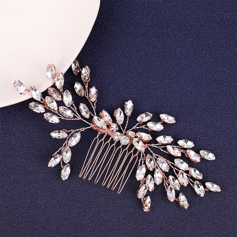 Модные тиары серебряного цвета гребни ручной работы жемчуг стразы свадебные