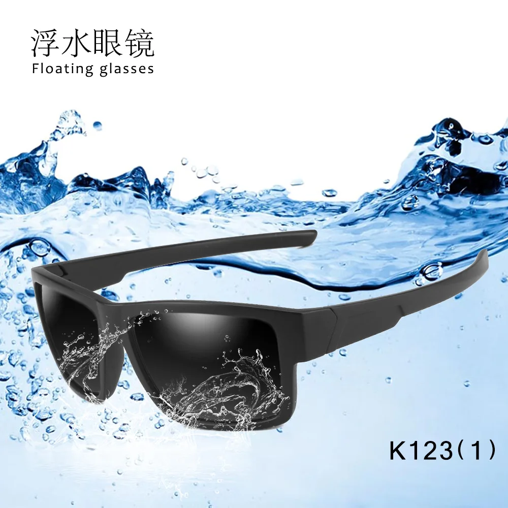 

2022 super light weight men's Floating Glasses Floating Water Sports Sunglasses Fishing Polarized Sunglasses TPX123 with box set
