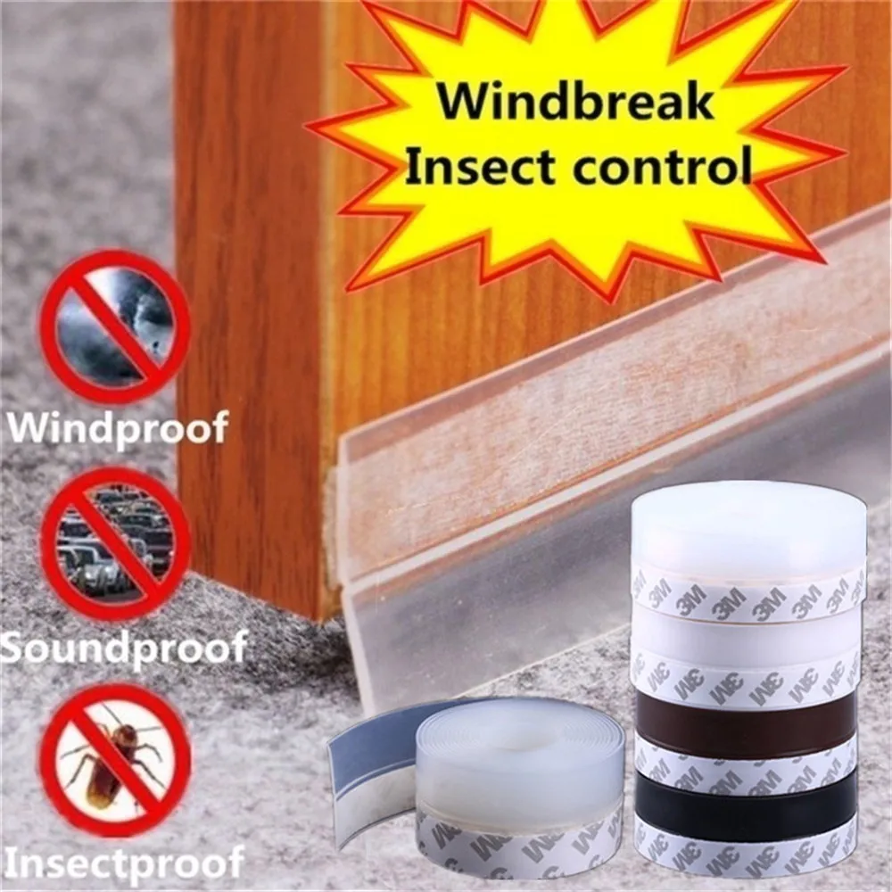 

Multi-function Self Adhesive Glue Door Window Draught Dust Insect Seal Strip Soundproofing Weatherstrip 35 mm Width Dropshipping