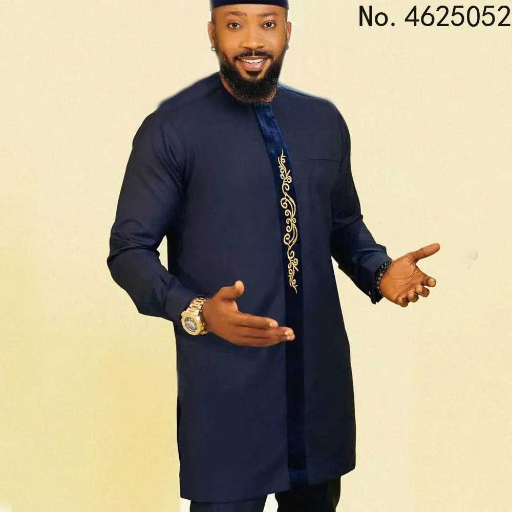 

africa clothing mens dress shirts fashion robe africaine dashiki african blouses kanga clothes 2022(without pant only shirt )