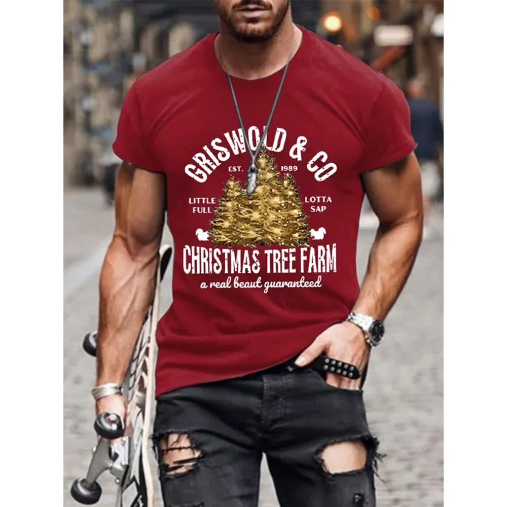 Рисунок 5 - Футболка мужская с принтом Санта Клауса