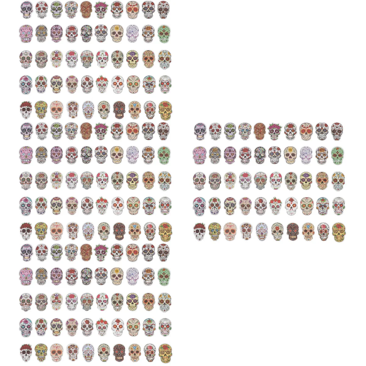 

200 Pcs Diy Stickers Pvc Stickers Horror Adhesive Stickers Gothic Stickers DIY Halloween Stickers for Laptop Luggage