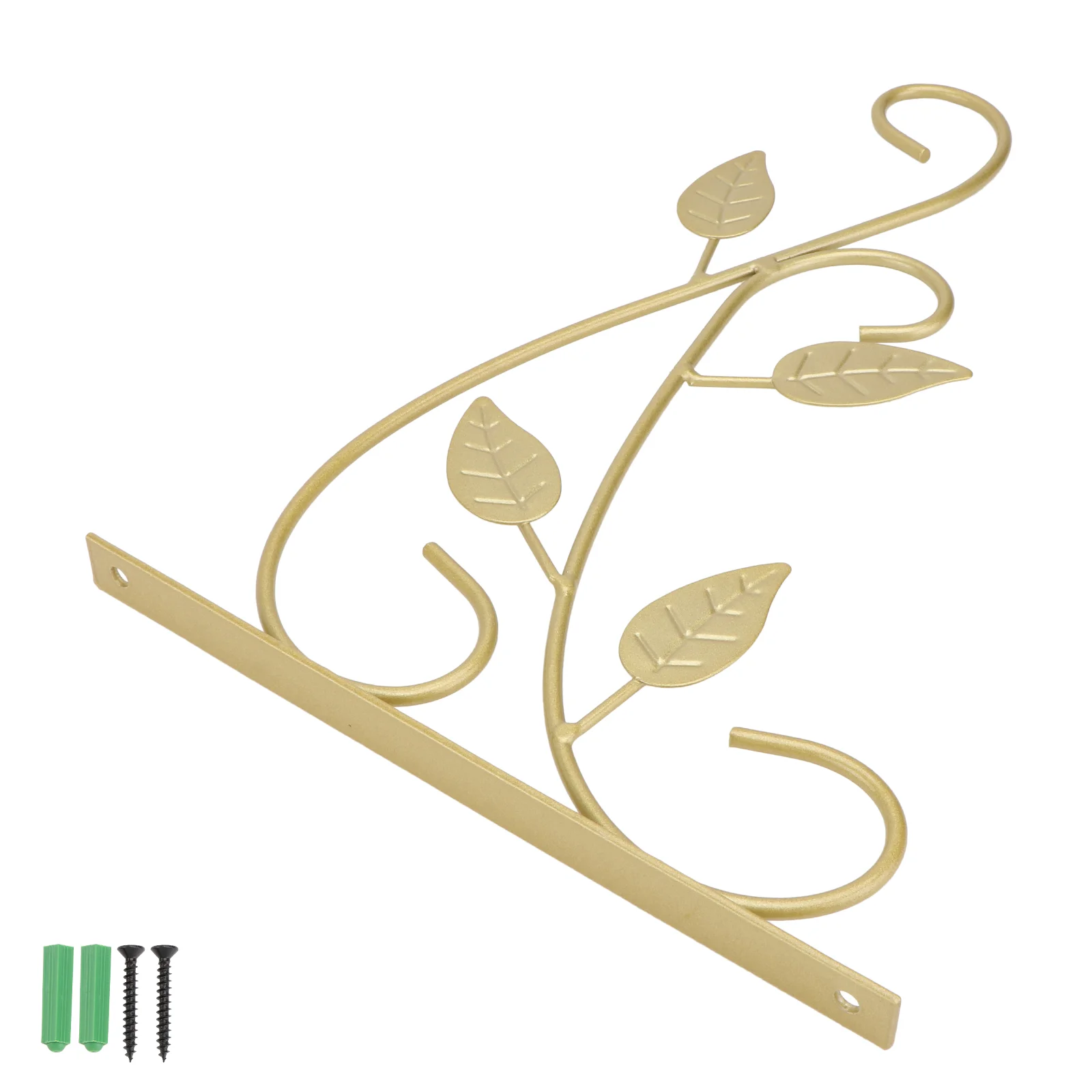 

1 шт. декоративная стойка для цветочных горшков настенная стойка для растений держатель для цветочных горшков (золотистый)