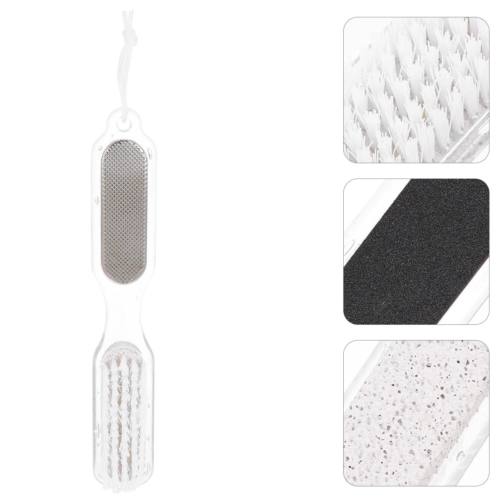 

3Pcs Foot File Tool Foot Care Tool Foot Callus Remover Foot Scrubber for Salon