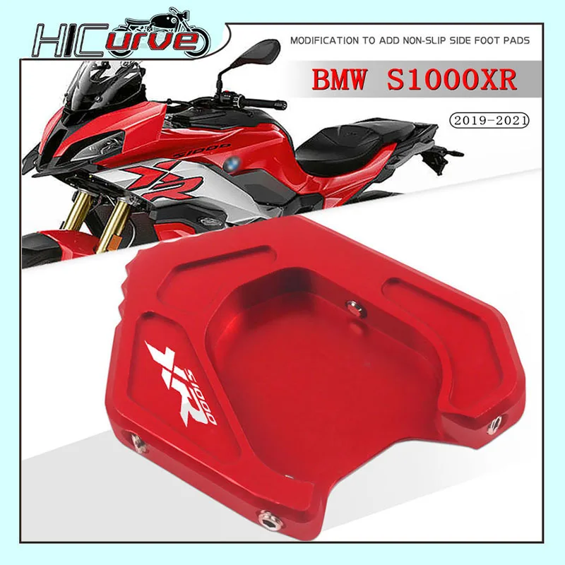 

For BMW S1000XR S1000 XR S 1000 XR 2020 2021 2022 Motorcycle CNC Kickstand Sidestand Stand Extension Enlarger Pad