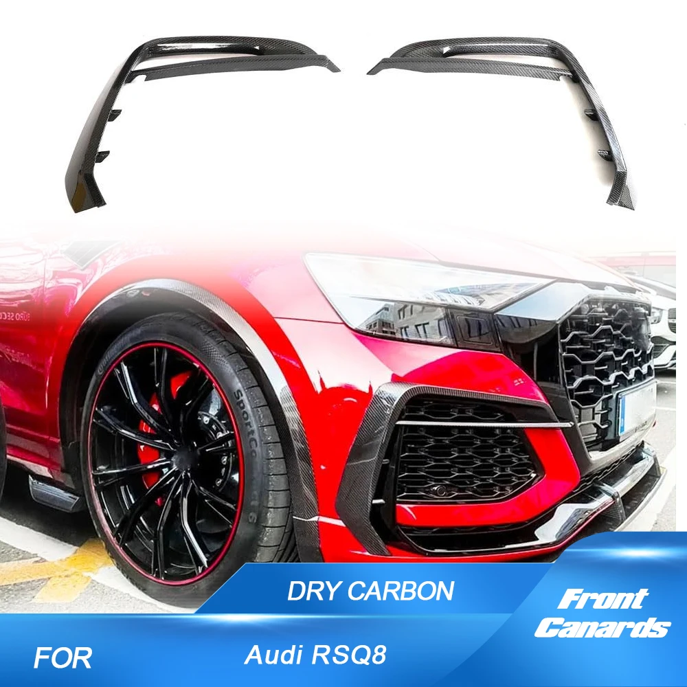 Передний бампер автомобиля передняя противотуманная фоторамка отделка для Audi RSQ8