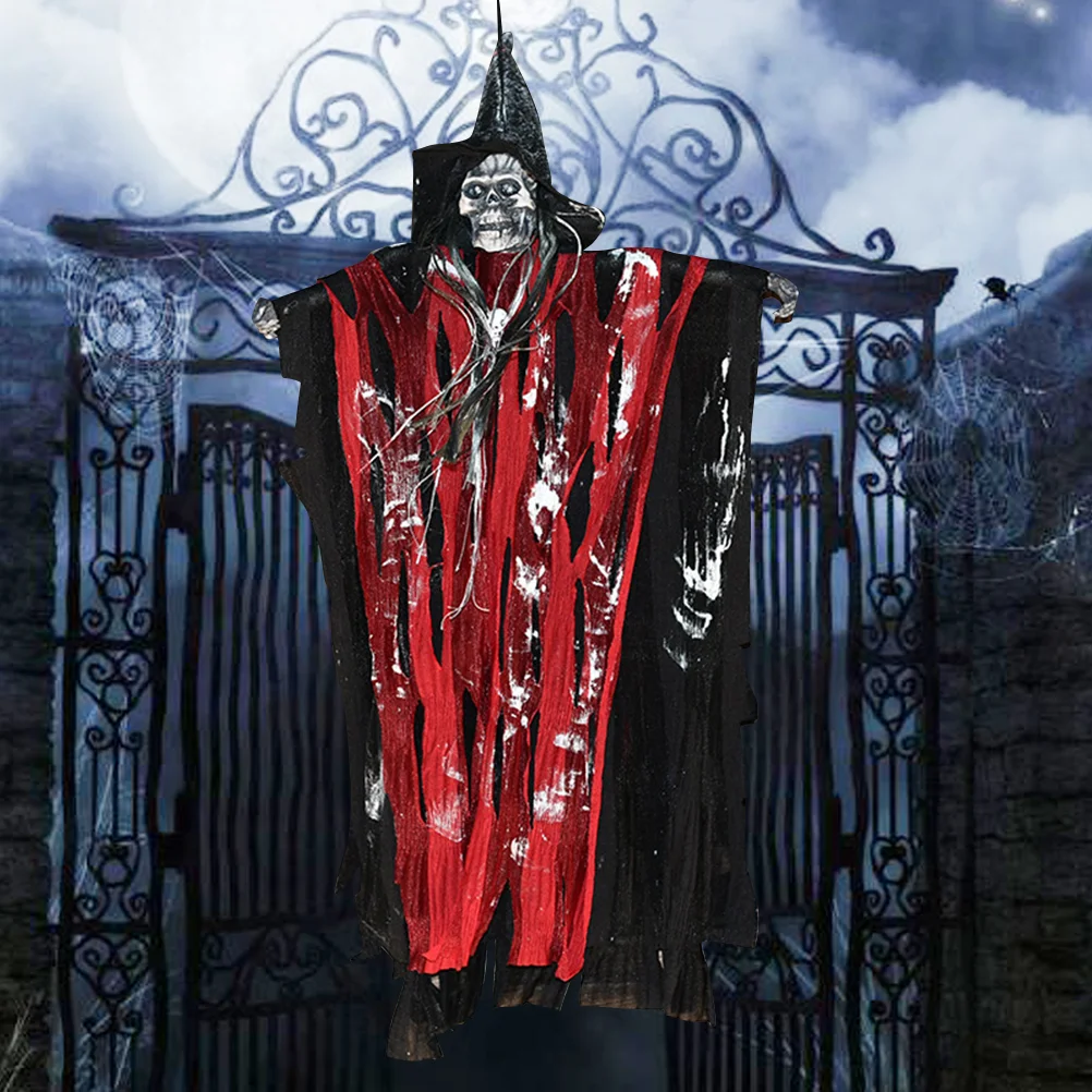 

Уличные украшения, подвесной призрак, реквизит на Хэллоуин, жуткий звук