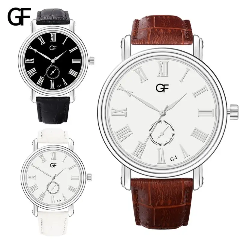 

G4 Hot Sale Men's Quartz Watch Classic Business Leather Belt Wristwatch Trendy Luxury Clock Unisex Watches